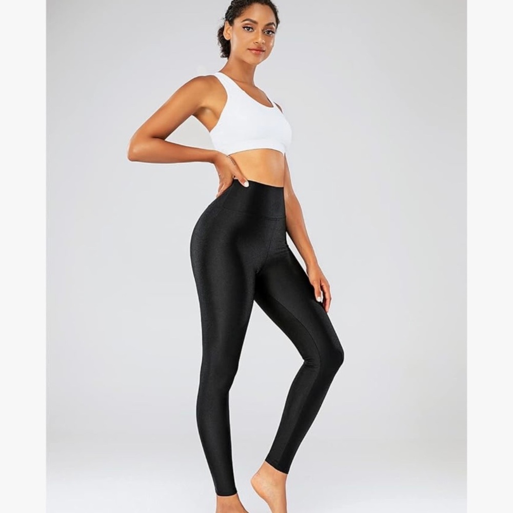 High Waisted Black Leggings Size Medium